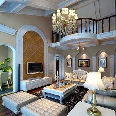 130平歐式豪華復(fù)式與北歐極簡的對(duì)話 夢湖香郡實(shí)景圖深度賞析